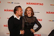 Axel Stein, Lavina Wilson bei der Filmpremiere "Männertag" am 05.09.2016 in München (©Foto: Martin Schmitz)